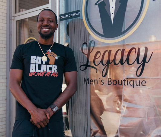 "BUY BLACK Or Not At All" Black Short-Sleeve T-Shirt